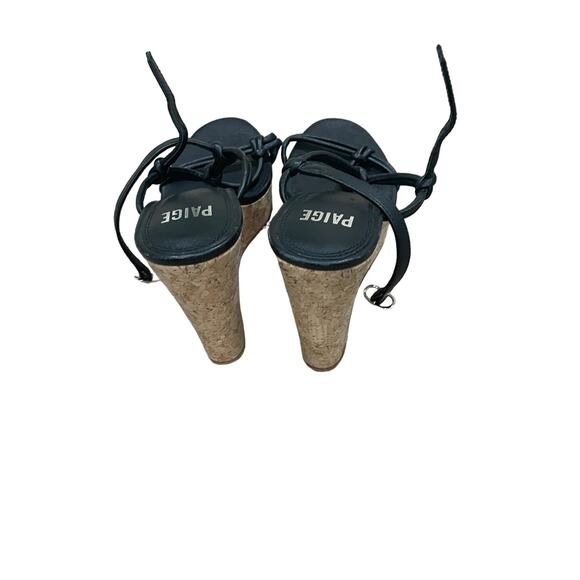 PAIGE Taylor Platform Wedge Sandal Size 9.5 NWOB - Picture 7 of 8